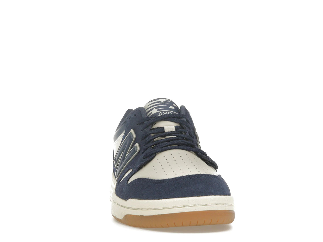 New Balance 480 Navy Linen - vue secondaire A