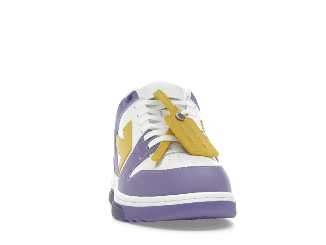 OFF-WHITE Out of Office Sneaker White Purple Yellow - vue secondaire A