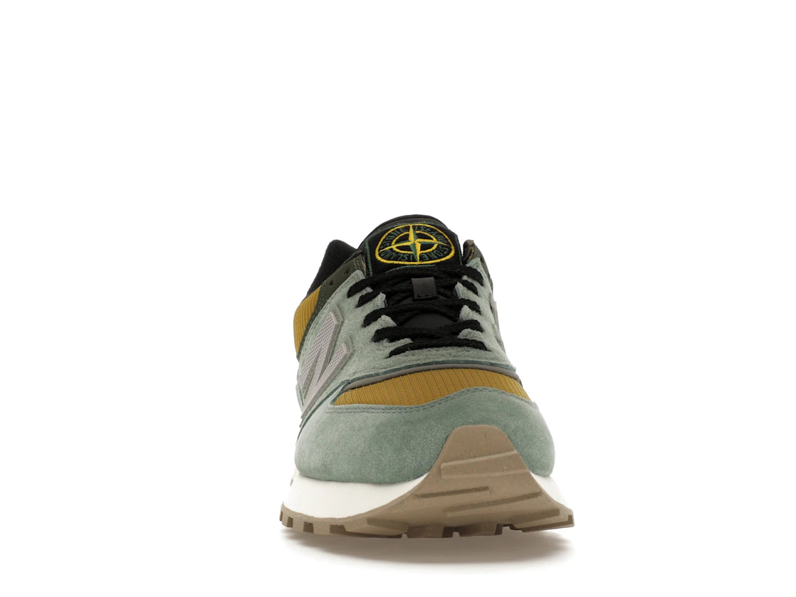 New Balance 574 Legacy Stone Island Hellgrün - vue secondaire A