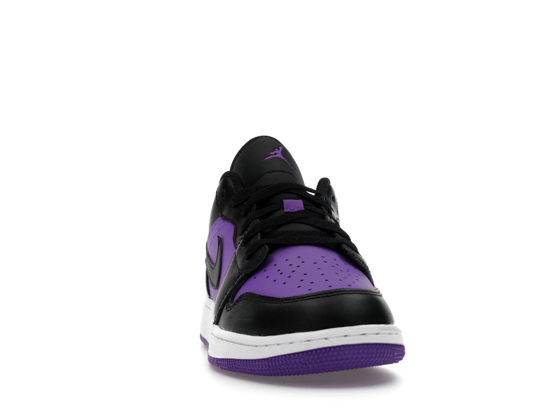 Jordan 1 Low Purple Venom (GS) - vue secondaire A