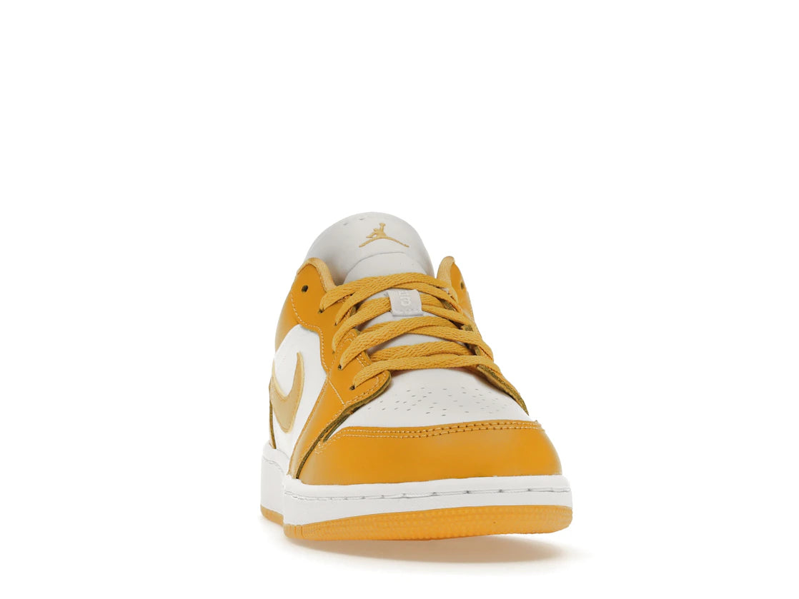 Jordan 1 Low White Pollen (GS) - vue secondaire A