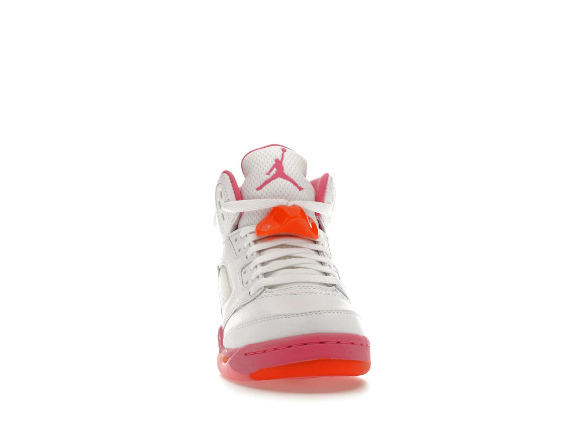 Jordan 5 Retro WNBA Pinksicle Safety Orange (GS) - vue secondaire A