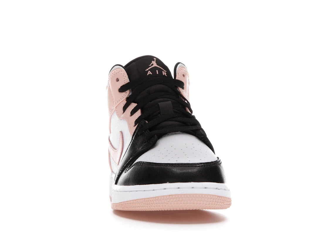 Jordan 1 Mid Arctic Orange Black Toe (GS) - vue secondaire A