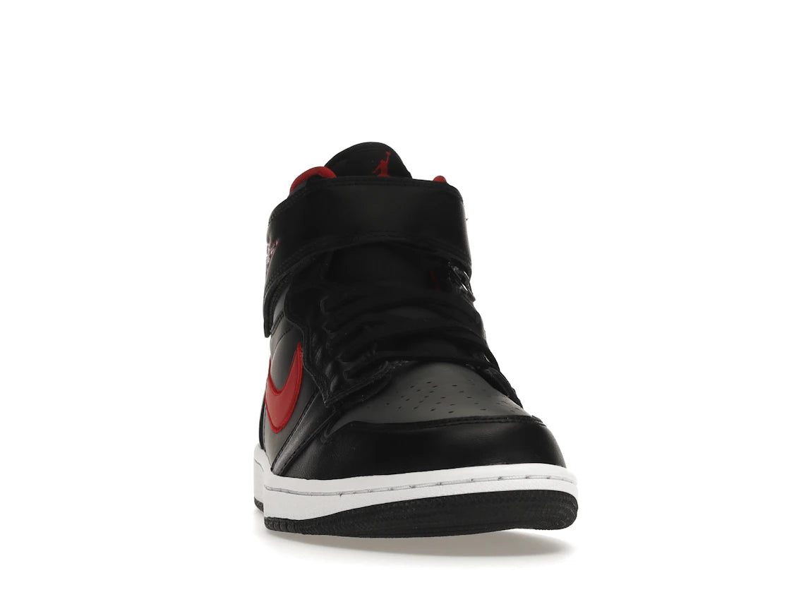 Jordan 1 High FlyEase Black Gym Red Smoke Grey - vue secondaire A