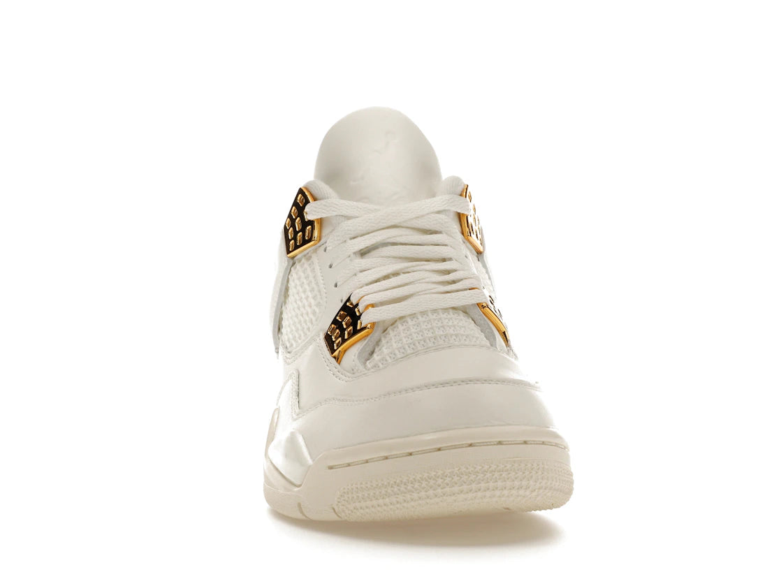 Jordan 4 Retro Metallic Gold (Women's) - vue secondaire A