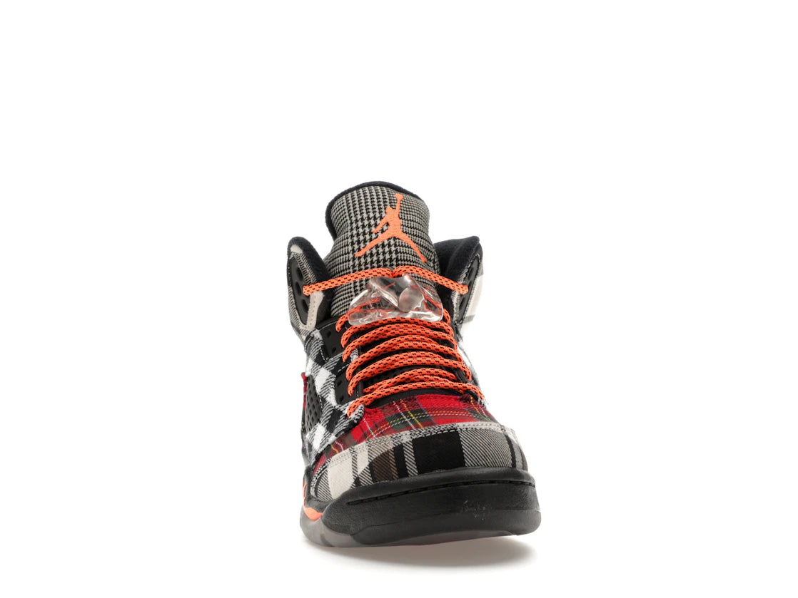 Jordan 5 Retro Plaid (GS) - vue secondaire A