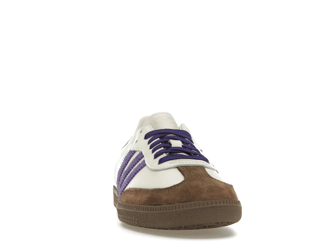 adidas Samba OG Off White Core Purple Green Brown (Women's) - vue secondaire A