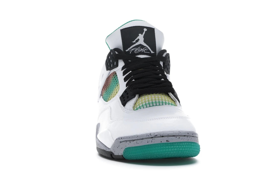 Jordan 4 Retro Lucid Green Rasta (Damen) - vue secondaire A