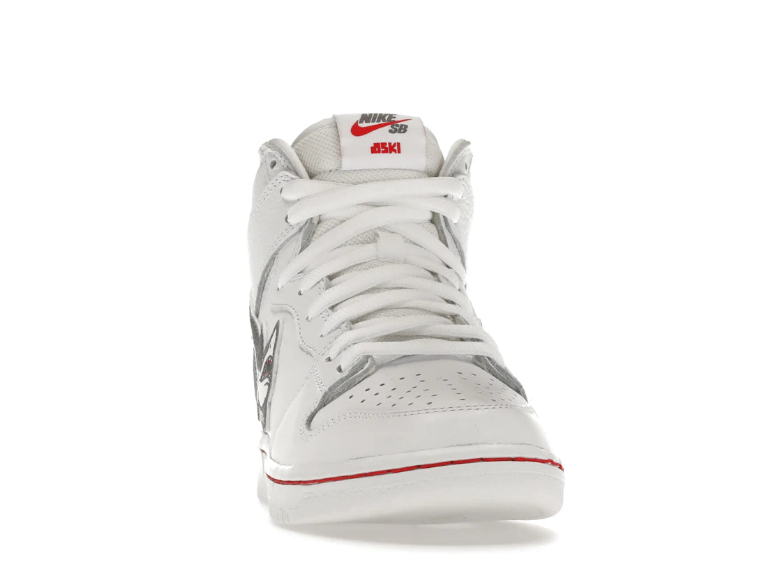 Nike SB Dunk High Oski Great White - vue secondaire A