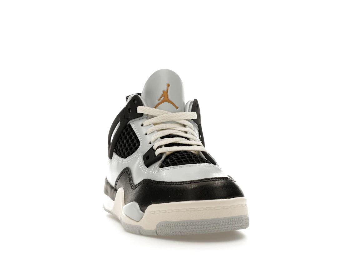Jordan 4 Retro Platinum Gold (PS) - vue secondaire A