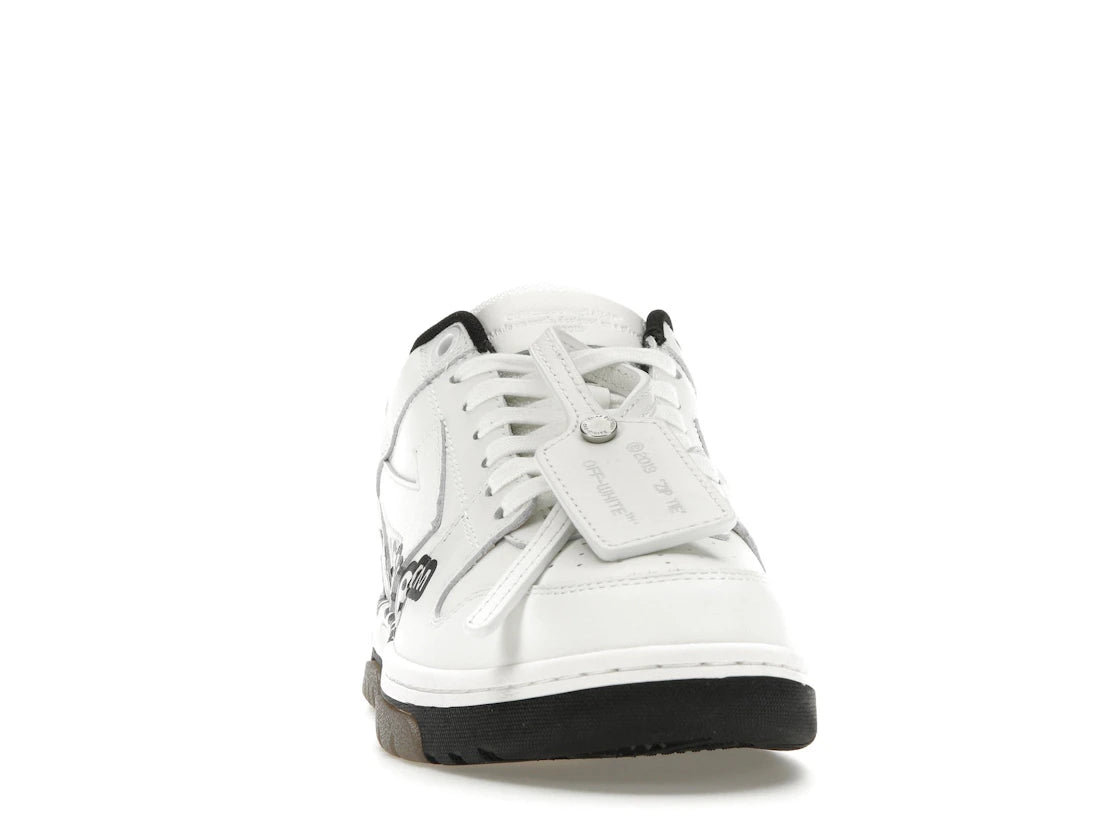 OFF-WHITE Out Of Office OOO Low Tops "Off-White" White Black - vue secondaire A