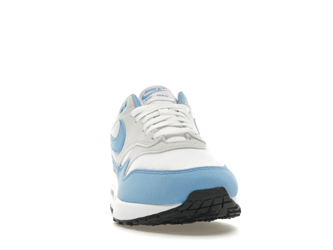 Nike Air Max 1 White University Blue - vue secondaire A