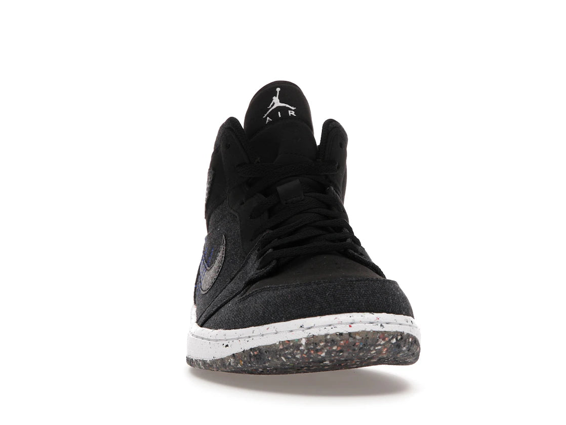 Jordan 1 Mid Crater Black - vue secondaire A