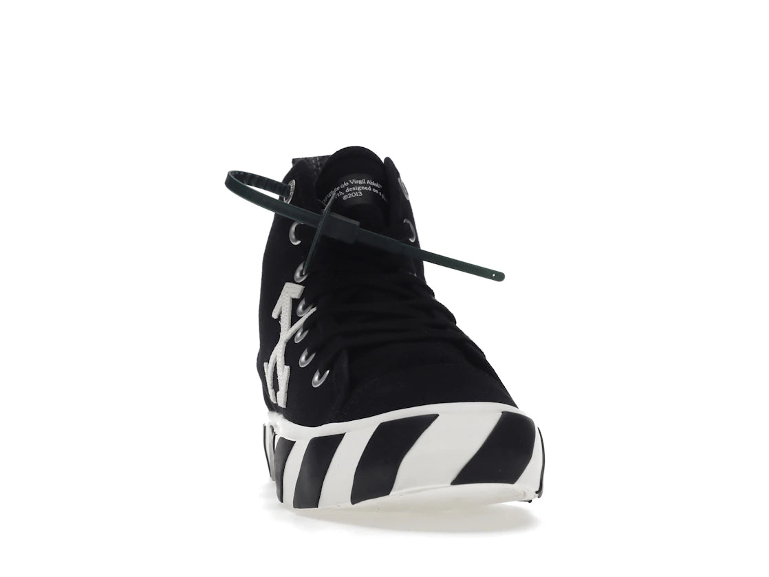 OFF-WHITE Vulc Mid Canvas Black White - vue secondaire A