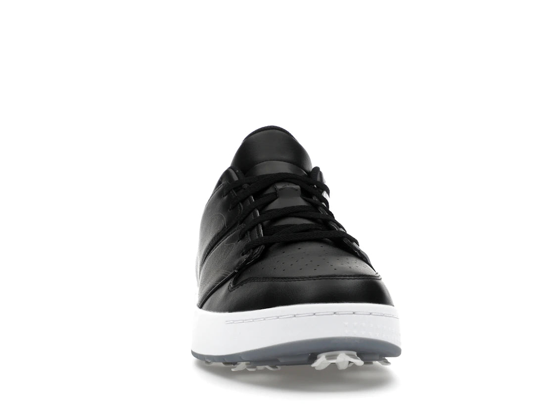 Jordan Nu Retro 1 Low Golf Schwarz Weiß - vue secondaire A