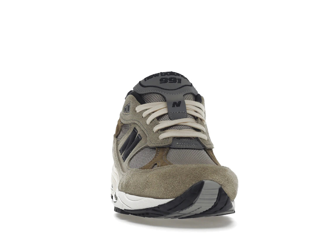 New Balance 991 MiUK JJJJound Grau Oliv - vue secondaire A