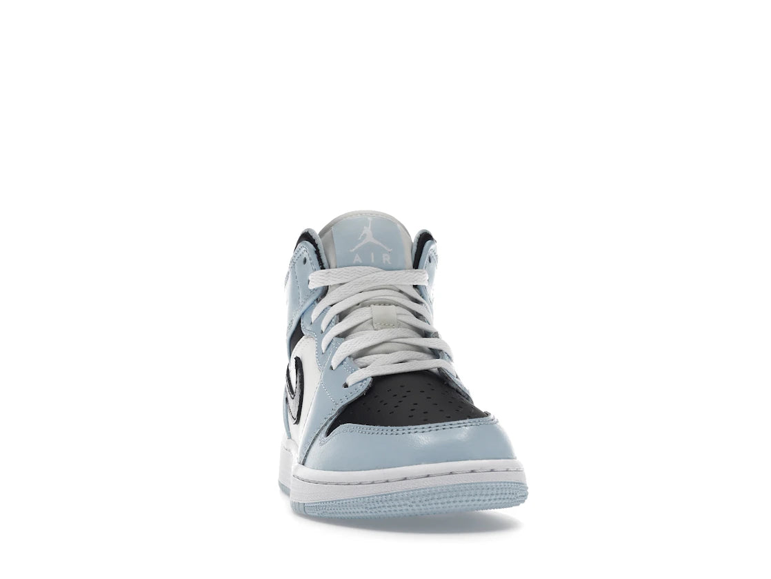 Jordan 1 Mid Ice Blue (2022) (GS) - vue secondaire A