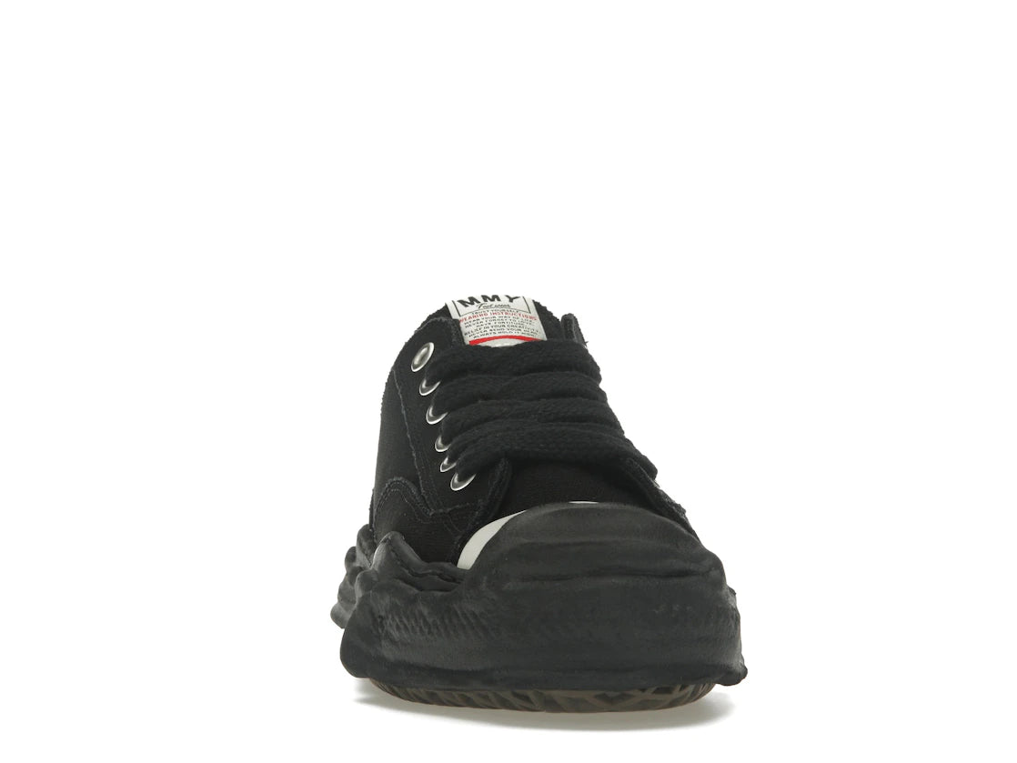 Maison Mihara Yasuhiro Hank OG Sole Canvas Low Black Black - vue secondaire A