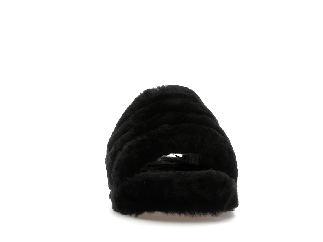 UGG Fluff Yeah Slide Black (Kids) - vue secondaire A