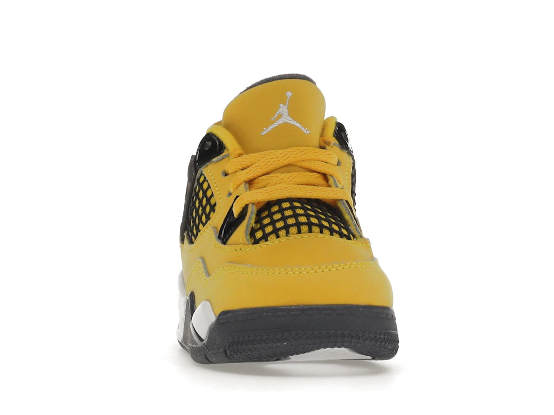 Jordan 4 Retro Lightning (2021) (TD) - vue secondaire A