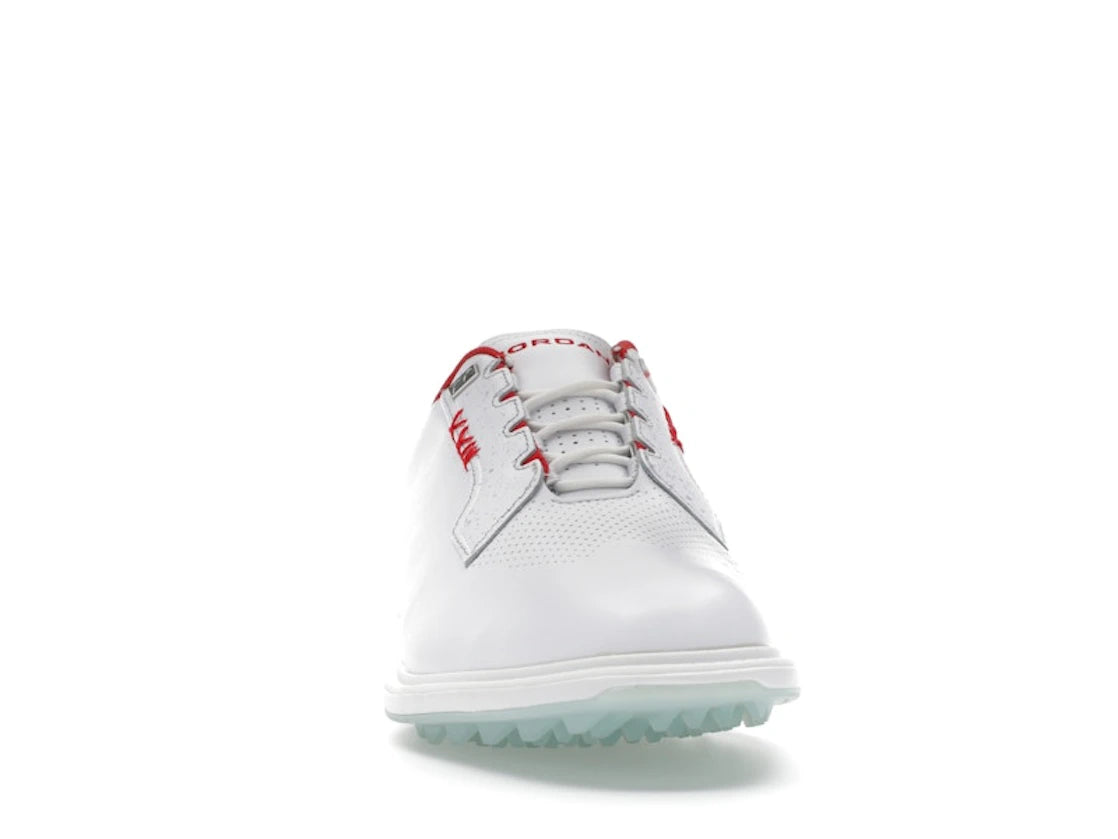 Jordan ADG 5 Weiß Metallic Silber Blau Tönung Feuerrot (Weit) - vue secondaire A