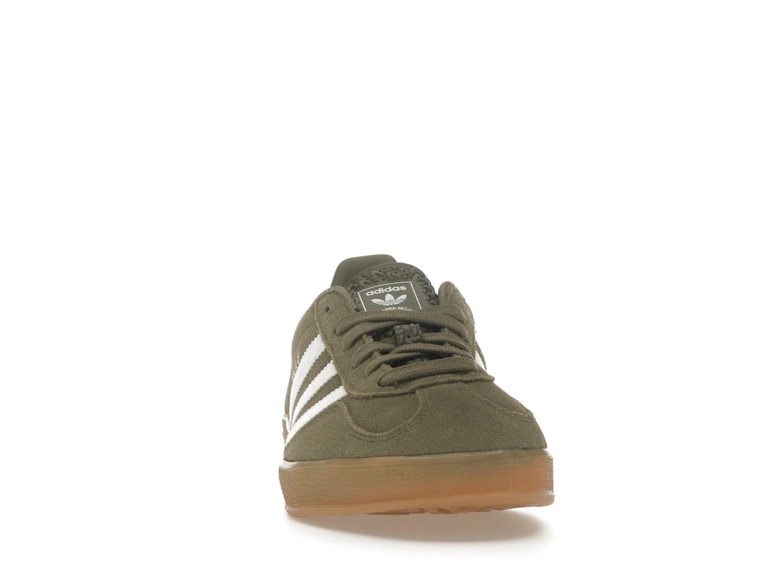 adidas Gazelle Indoor Olive Strata Cloud White Gum - vue secondaire A