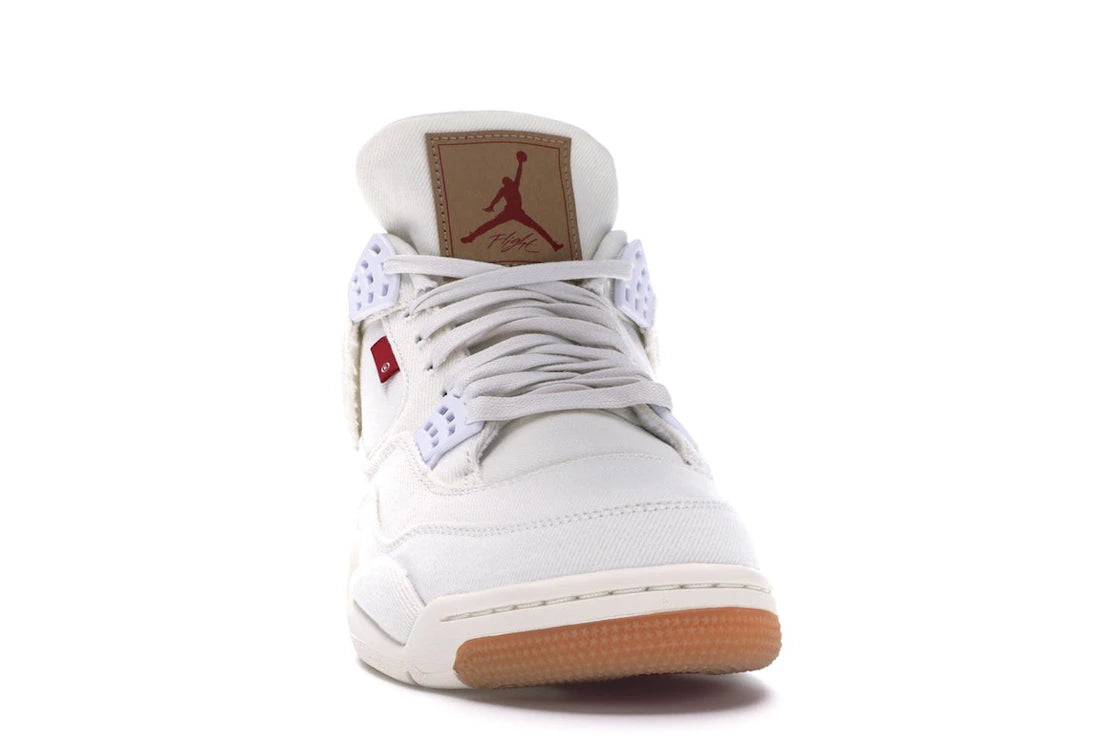 Jordan 4 Retro Levi's White (Blank Tag) - vue secondaire A