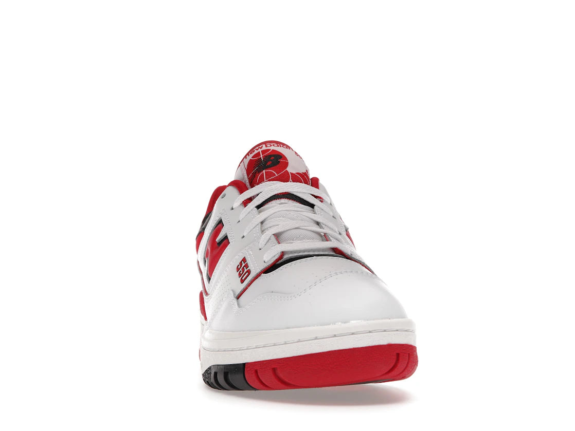 New Balance 550 Weiß Rot - vue secondaire A