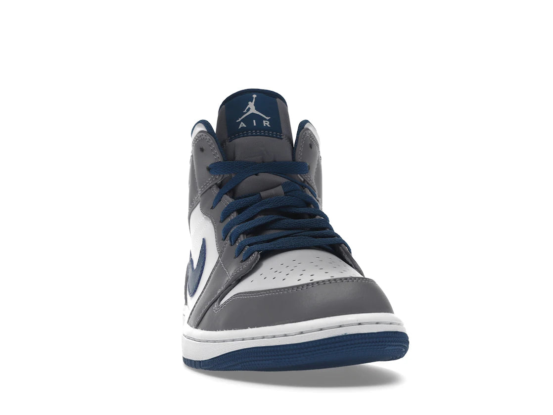 Jordan 1 Mid True Blue - vue secondaire A