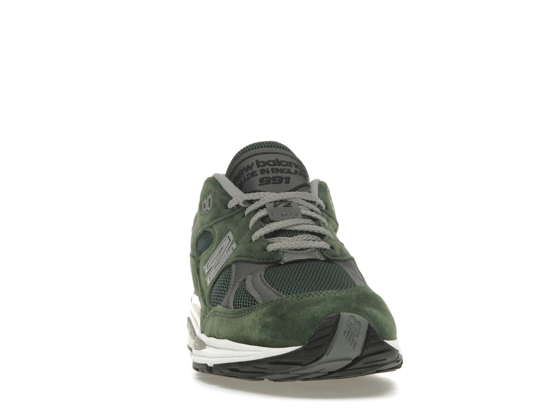 New Balance 991v2 MiUK Kombu Green - vue secondaire A