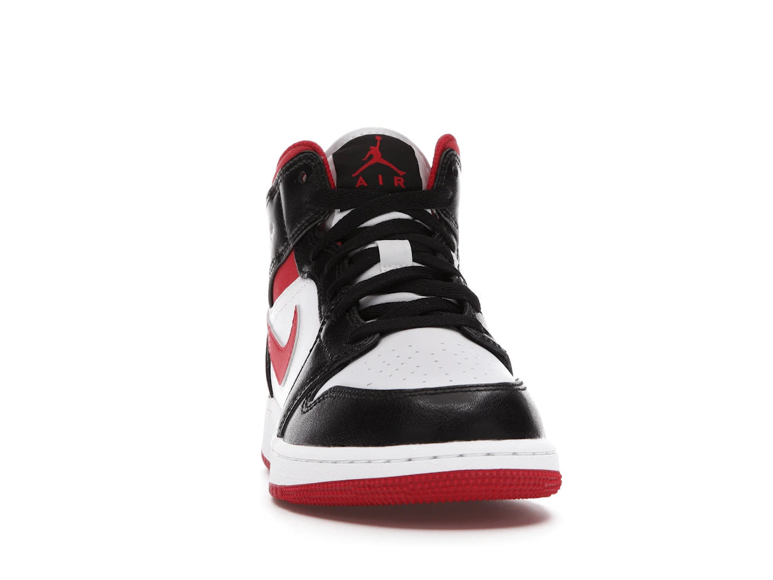 Jordan 1 Mid Gym Red Black White (GS) - vue secondaire A