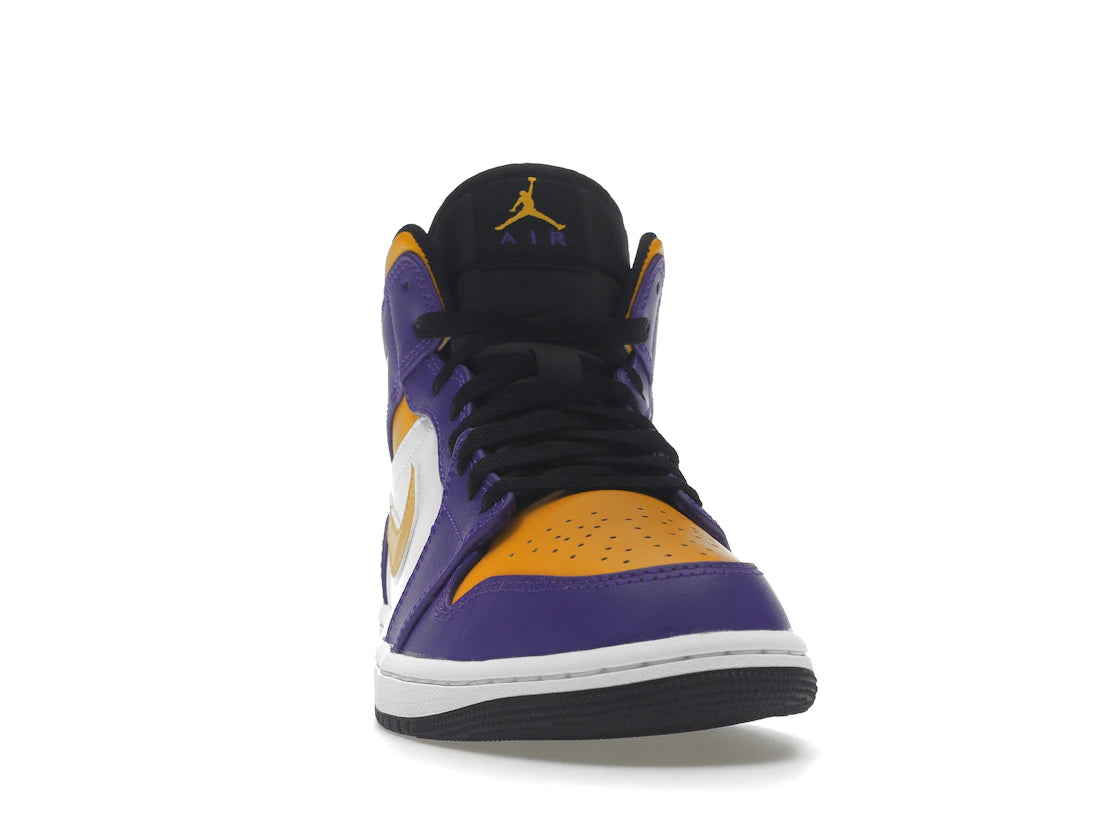 Jordan 1 Mid Lakers (2022) - vue secondaire A