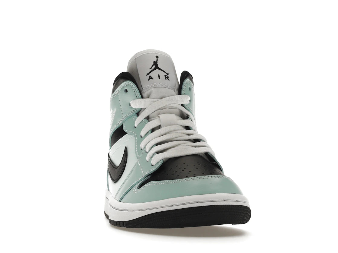 Jordan 1 Mid Aqua Blue Tint (Women's) - vue secondaire A
