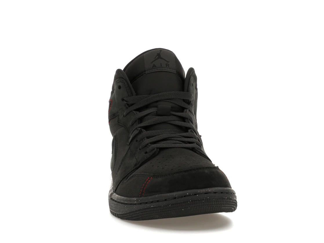 Jordan 1 Mid SE Craft Dark Smoke Red - vue secondaire A
