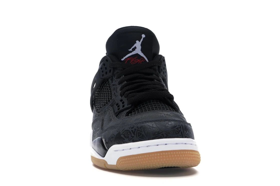 Jordan 4 Retro Laser Black Gum - vue secondaire A