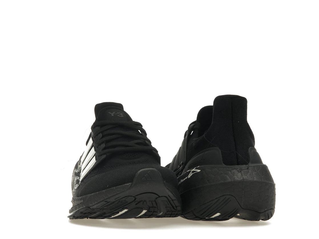 adidas Y-3 Ultra Boost Hellschwarz Weiß - vue secondaire A