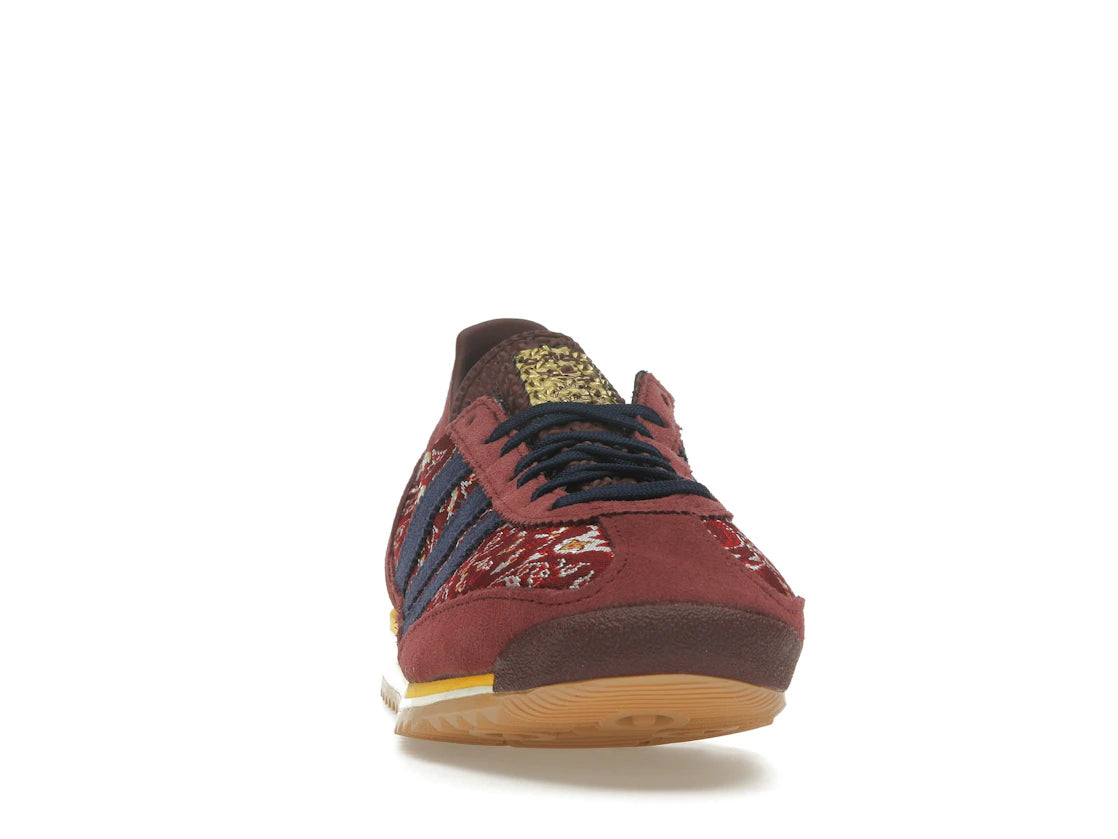 adidas SL 72 OG Shadow Red Maroon Bright Gold (Women's) - vue secondaire A
