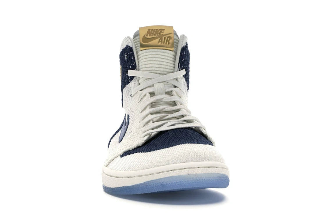Jordan 1 Retro High Flyknit Derek Jeter RE2PECT - vue secondaire A