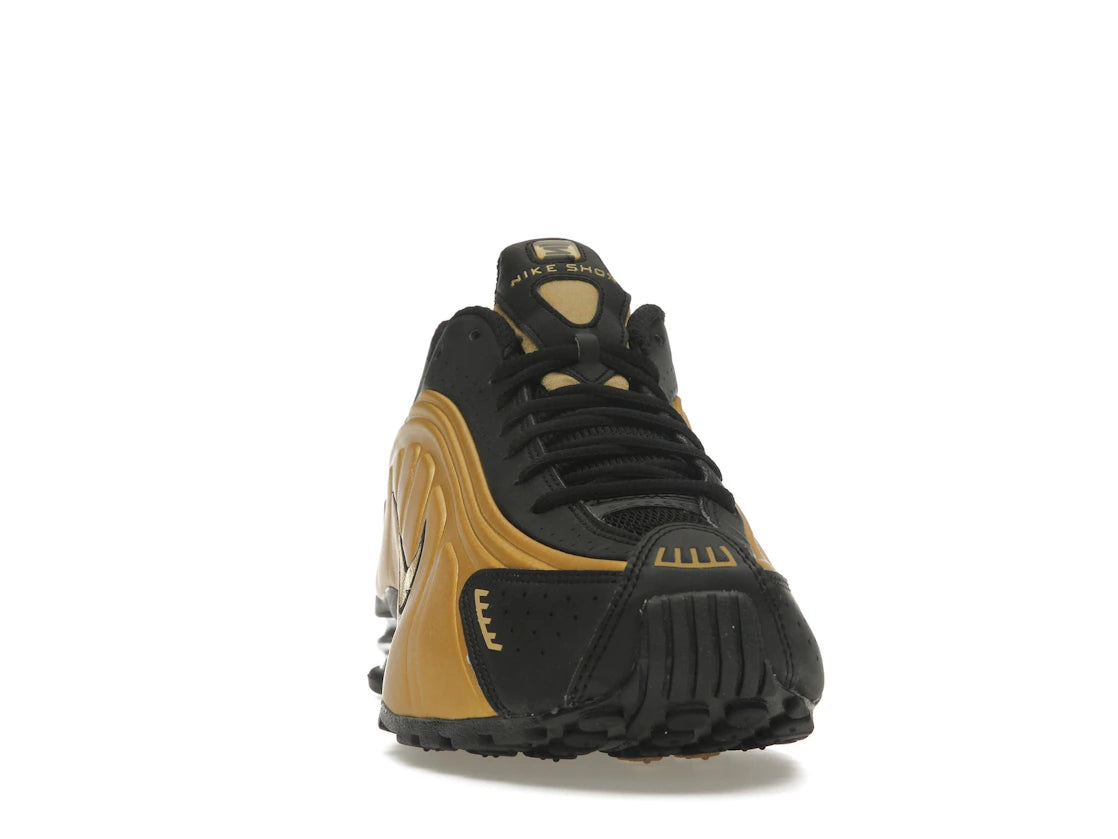 Nike Shox R4 Black Metallic Gold (Women's) - vue secondaire A