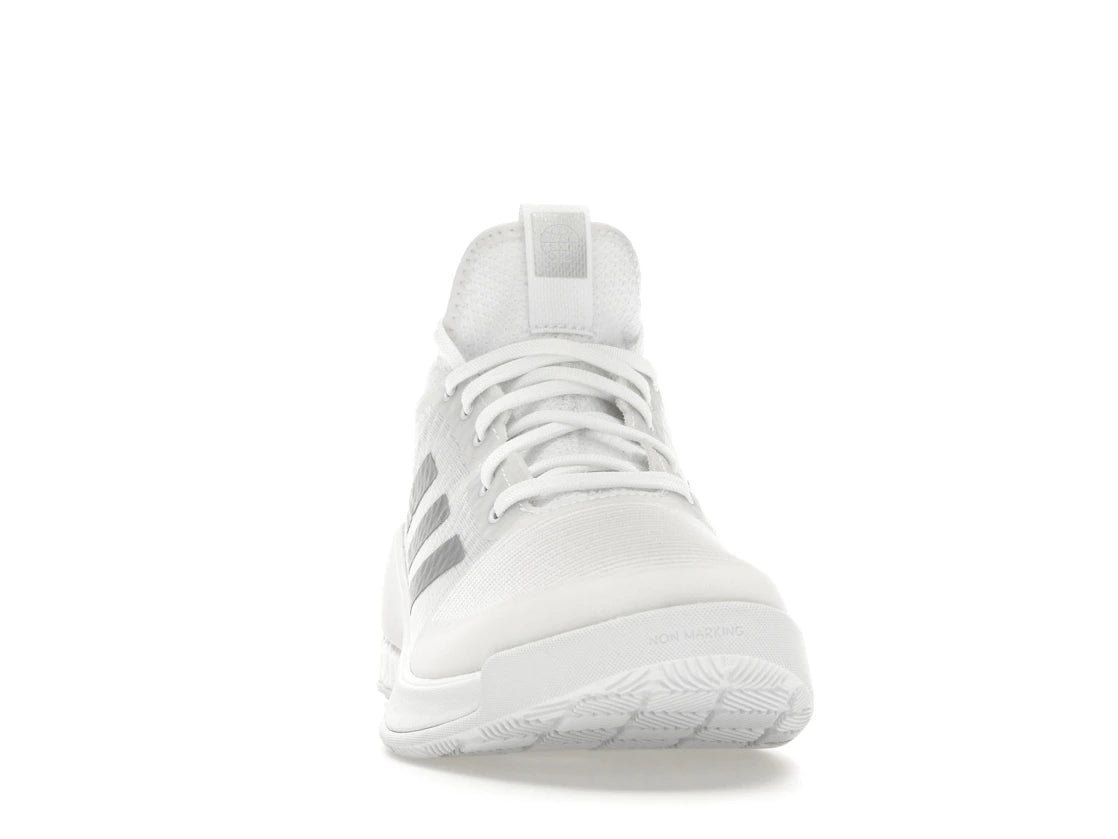 adidas Crazyflight Mid Cloud Weiß Silber Metallic Grau (Damen) - vue secondaire A