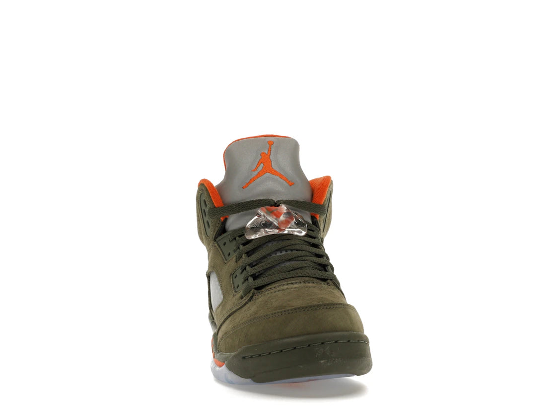 Jordan 5 Retro Olive (2024) (GS) - vue secondaire A