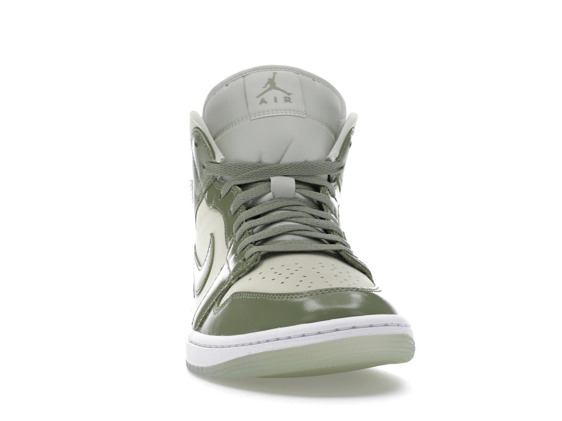 Jordan 1 Mid SE Sea Glass Oil Green (Women's) - vue secondaire A