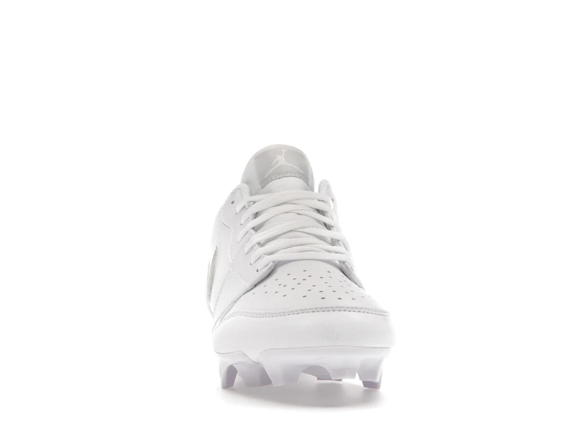 Jordan 1 Low TD Cleat Weiß Grau Nebel - vue secondaire A
