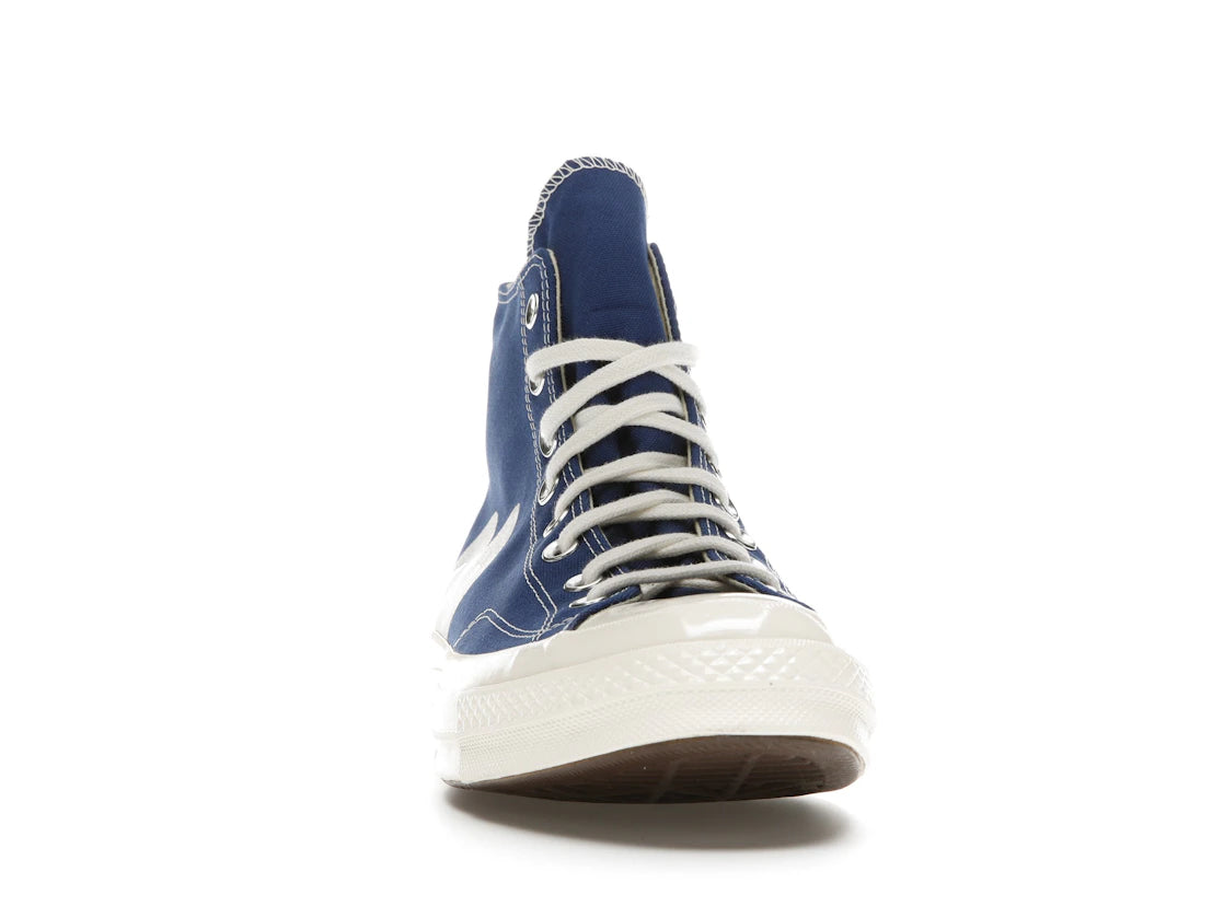 Converse Chuck Taylor All Star 70 Hi Comme des Garcons PLAY Blue Quartz - vue secondaire A