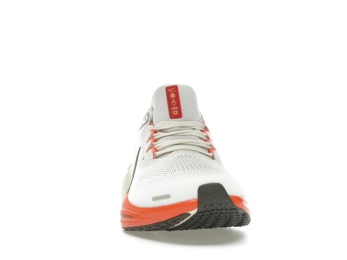Nike Air Zoom Pegasus 41 Sail Light Khaki Safety Orange - vue secondaire A