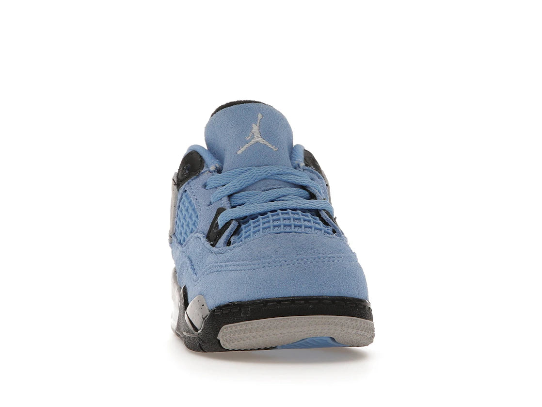 Jordan 4 Retro University Blue (TD) - vue secondaire A