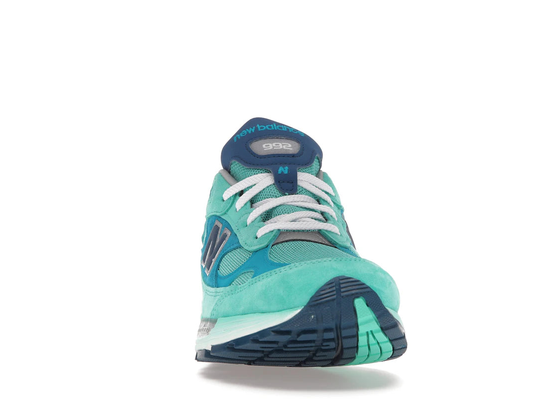 New Balance 992 MiUSA Blue Silver Metallic - vue secondaire A