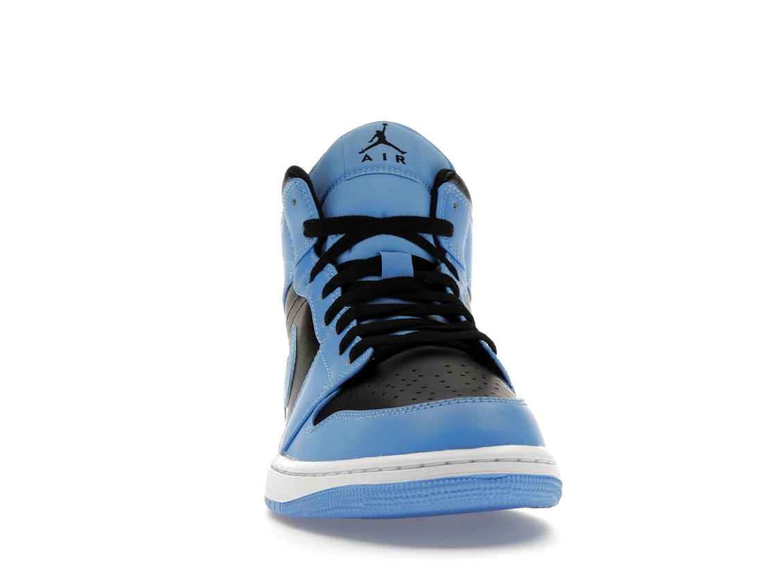 Jordan 1 Mid University Blue Black - vue secondaire A