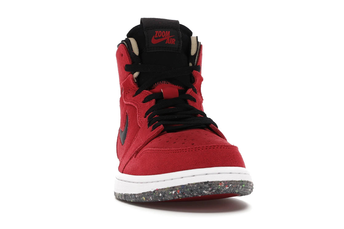 Jordan 1 High Zoom Air CMFT Rotes Wildleder - vue secondaire A