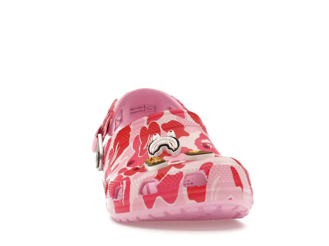 Crocs Classic Clog A Bathing Ape ABC Camo Pink (Kids) - vue secondaire A